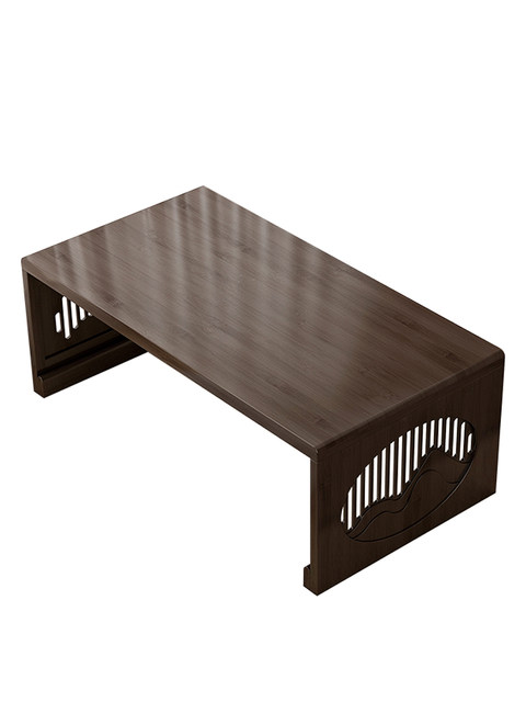 Foldable Bay Window Small Table, Kang Table, Home Use Tatami Coffee Table, Bed Study and Dining Low Table, Tea Table, Bay Window Table