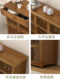 Entrance shoe cabinet simple assembly foyer home indoor good-looking solid wood shoe rack multi-layer dust-proof storage artifact shoe cabinet