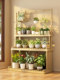 Flower Stand Solid Wood Anti-Corrosion Storage Rack Balcony Living Room Floor-Standing 2026 New Model Multi-Layer Household Succulent Flower Pot Rack