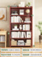 Storage Rack Bookshelf Floor-Standing Multi-Layer Shelf for Living Room, Non-Solid Wood, Simple Home Bookcase, Integrated Against the Wall, for Children