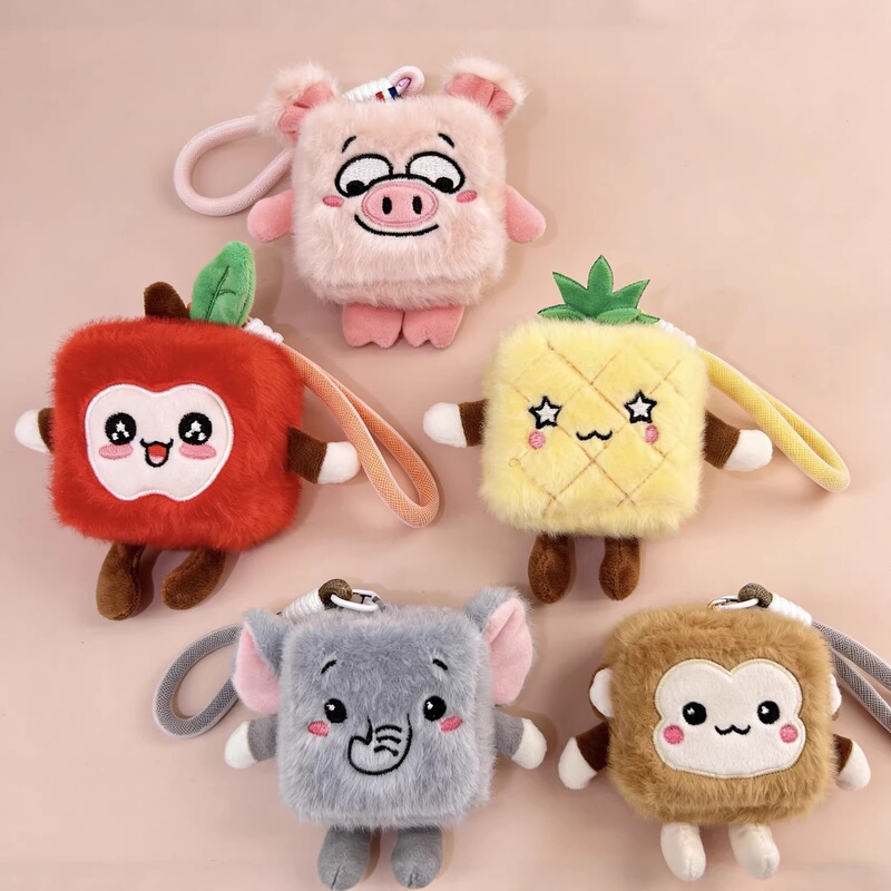 Popular Cartoon Plush Coin Purse, Cute Plush Doll Pendant, Keychain, Bag Decoration, Small Accessories