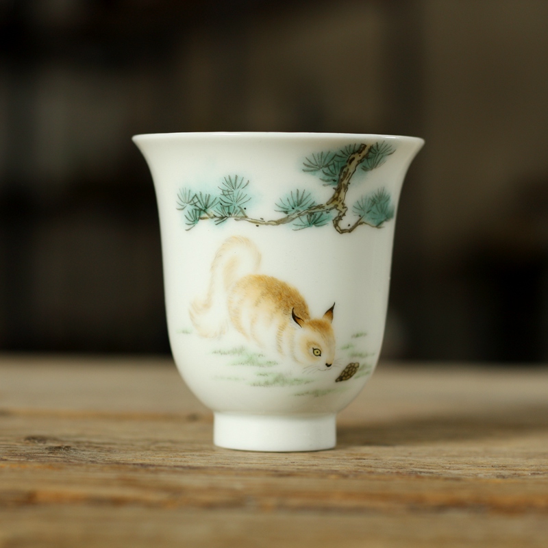 Kung fu tea set of blue and white porcelain ceramic cups small bowl hand - made seiko sample tea cup masters made by hand