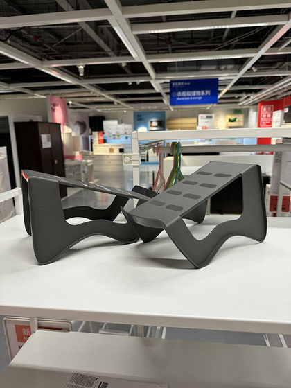 宜家穆沃尔鞋储藏件鞋架双层鞋托塑料一体式收纳神器鞋柜国内代购