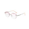 Authentic Gradient Color Popular Style Rhinestone High-Definition Large Frame Cut-Edge Fashionable Anti-Blue Light Reading Glasses New Fashion
