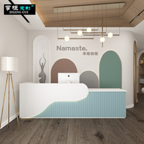 Front desk bar clothing store cashier Net red shop small luxury beauty salon counter simple modern reception desk