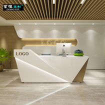 Beauty salon cashier company front desk reception desk clothing barber shop personality bar shop small modern simplicity