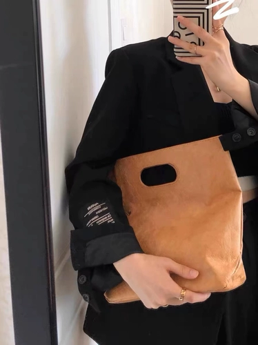 Кожаная сумка через плечо, льняная сумка