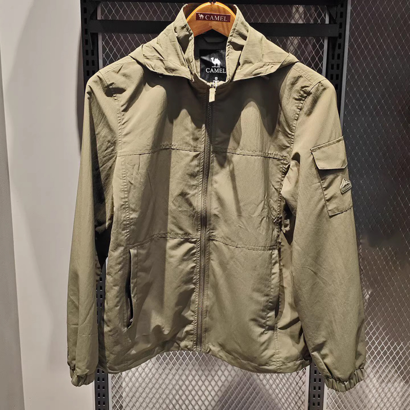 2026 Spring/Summer New Product Camel/骆驼 Outdoor Authentic Product H16Sa15210 Men's Jacket with Detachable Hood