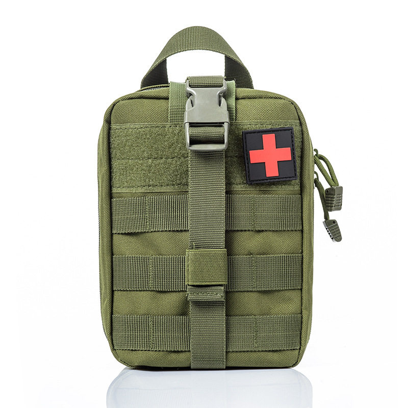 Outdoor CS tactical medical bag accessory bag accessory bag tactical waist bag camouflage multi-function bag mountaineering survival bag