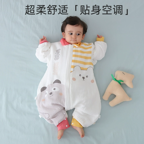 Марлевый тонкий летний хлопковый спальный мешок