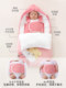 Baby Sleeping Bag for Autumn and Winter, Thin Cotton, Newborn Baby, Thickened, Anti-Startle, All-Season, Pure Cotton, Anti-Kick Blanket, Integrated Constant Temperature