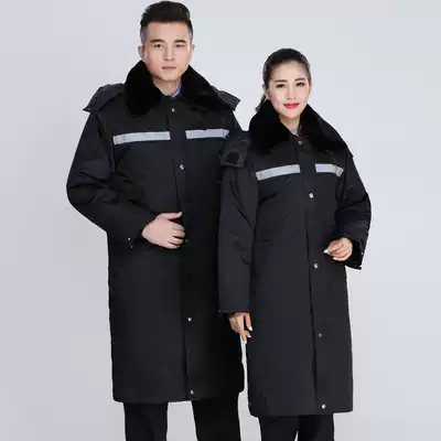 Winter clothing thickened security clothing cotton clothing multi-functional cold clothing work cotton clothing reflective strip coat women's thick windproof wind