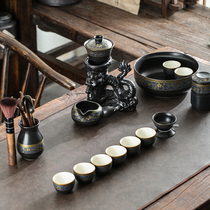 Lazy automatic tea set household kung fu ceramic living room bubble teapot small set office guest Tea Cup