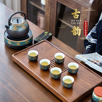 Tea maker set home automatic electric pottery stove boiling water Puer bubble teapot retro Japanese ceramic large capacity