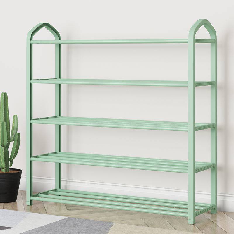 Morandi color shoe rack rental house with ins net red shoe cabinet simple door small apartment multi-layer colorful shoe rack