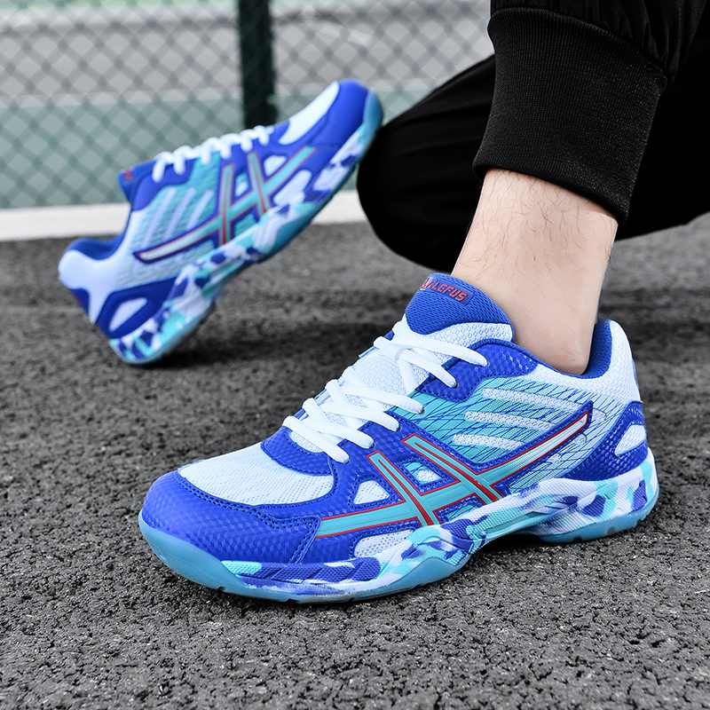 Play Volleyball Shoes Professional Badminton Shoes 2023 New Men And Women Shoes Beef Tendon Bottom Volleyball Sneakers Tennis Shoes Children-Taobao