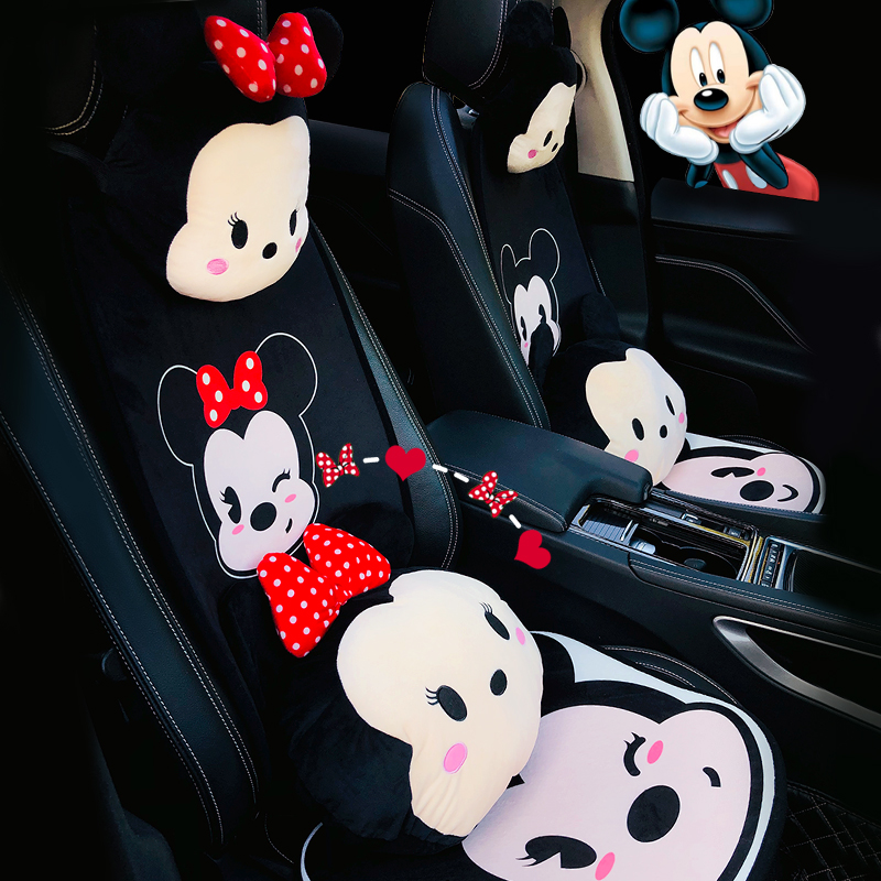 Car pillow Neck Pillow Car Cute Cartoon Creative Personality Waist Leaning in the car Seat Leaning Pillow Car Ornament Woman