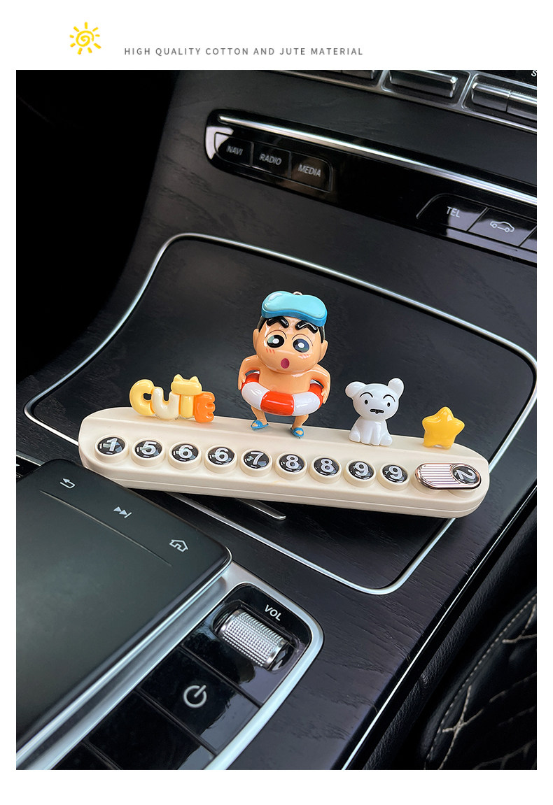 Number Plate, Parking Sign, Car Temporary Parking Phone Number Plate, Temporary Parking, Car Interior Accessories, Car Decoration for Women
