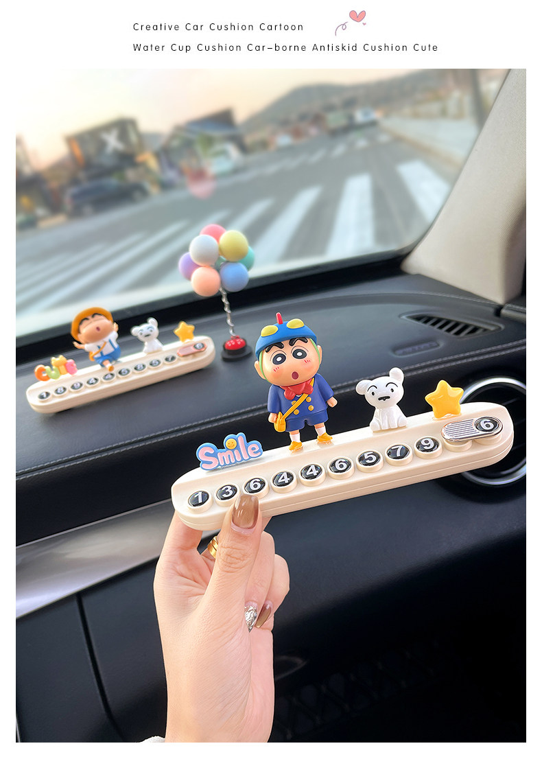 Number Plate, Parking Sign, Car Temporary Parking Phone Number Plate, Temporary Parking, Car Interior Accessories, Car Decoration for Women