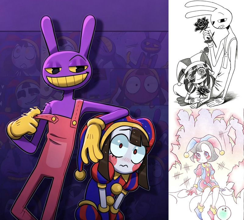 10 Episodes of Jax & Omni / the Amazing Digital Circus Jax&Pomni / Jax X Omni Cp Series