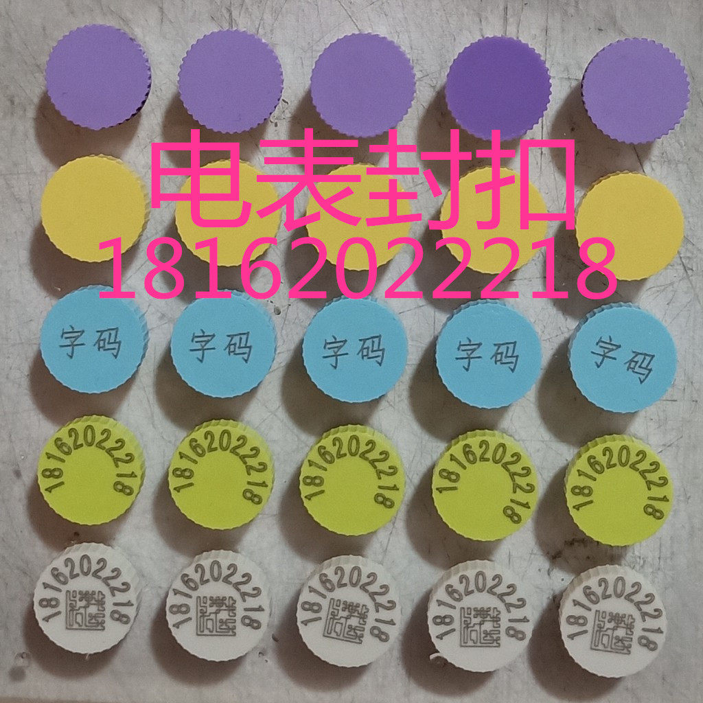 Buckle lead seal State grid metering meter screw seal QR code plastic seal