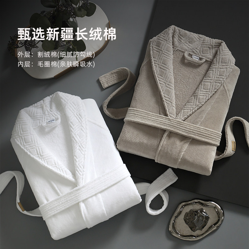 五星级酒店同款浴袍，你值得拥有！纯棉吸水，四季皆宜，真的这么香吗？ 浴裙 淘宝好物网 