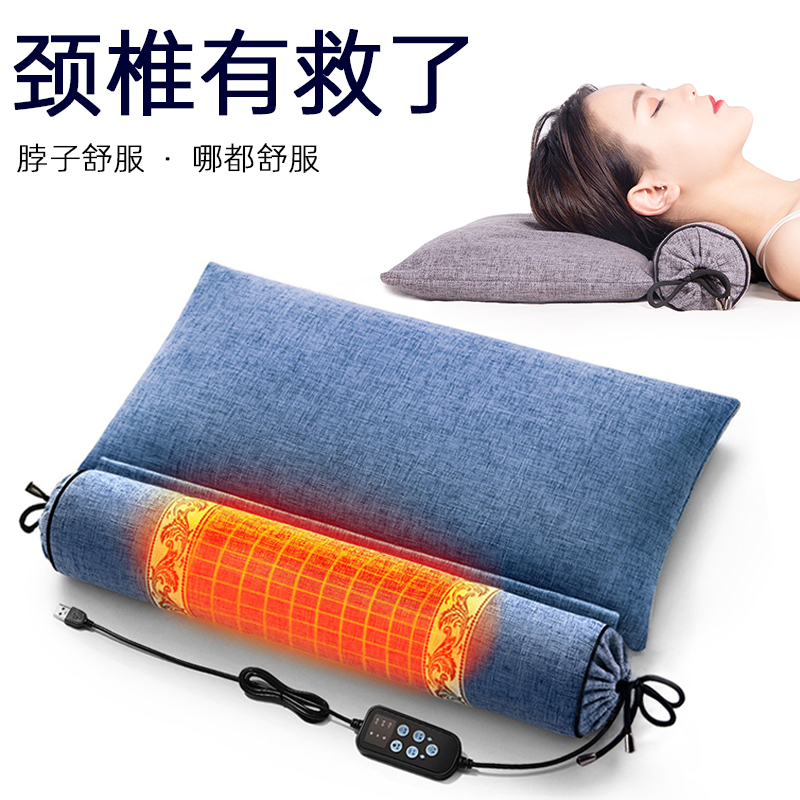 Agrass Cervical Spine Pillow Sleep Special Care Cervical Spine Female Adult Voice Sleep Buckwheat Semen Cassiae Stiffness cylindrical