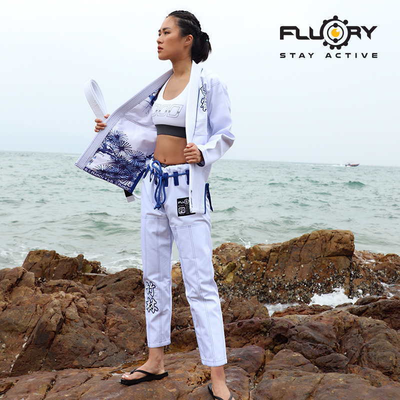 FLUORY fire barricades Brazilian jumpsuits for men and women bjj gi judo uniforms for professional adults Comprehensive Gfight training clothing