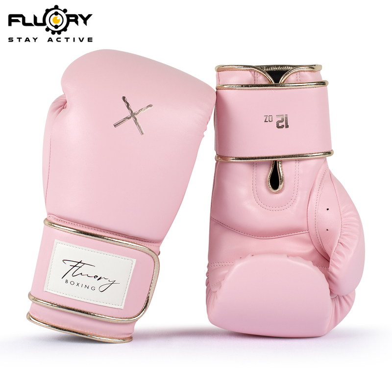 Women's Boxing Gloves, Female Boxing Professional Gloves, Pink Adult Professional Fighting and Sparring Training Gloves