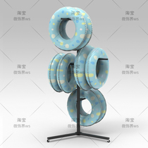 Swimming ring storage rack lifebuoy stacking rack childrens swimming ring rack newborn baby collar display rack