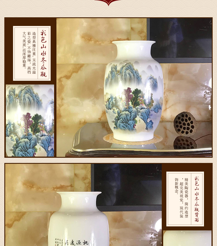 Jingdezhen ceramics floret bottle home furnishing articles flower arranging the sitting room TV ark, wine adornment handicraft decoration