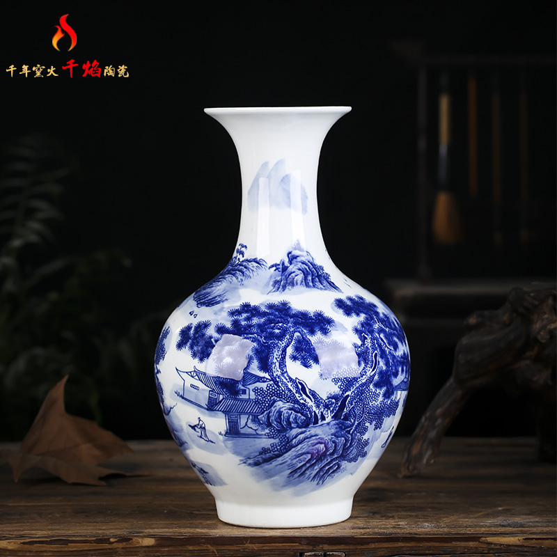 Chinese pottery and porcelain of jingdezhen floret bottle of flower arranging rich ancient frame furnishing articles room sitting room adornment ground porcelain vase