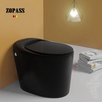 Household black pumping ceramic creative personality small toilet color tankless egg-shaped pulse small household toilet