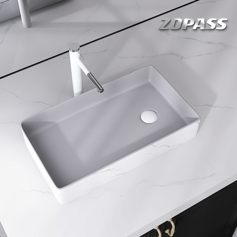 Coloured Table Basin side row Drain Underwater ceramic Home washbasin Balcony Biased Washing Machine Cabinet Upper Hand Wash Basin