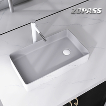 Coloured Table Basin side row Drain Underwater ceramic Home washbasin Balcony Biased Washing Machine Cabinet Upper Hand Wash Basin
