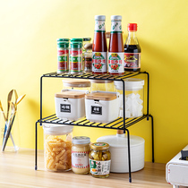 Kitchen supplies household collection storage rack retractable sink under the cabinet shelf floor multi-layer storage rack