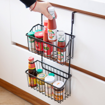 Multifunctional shelf non-perforated kitchen storage rack seasoning rack cabinet storage rack multi-layer