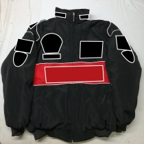 Racing suit trendy style ins style European and American style fully embroidered casual long-sleeved cotton suit A159