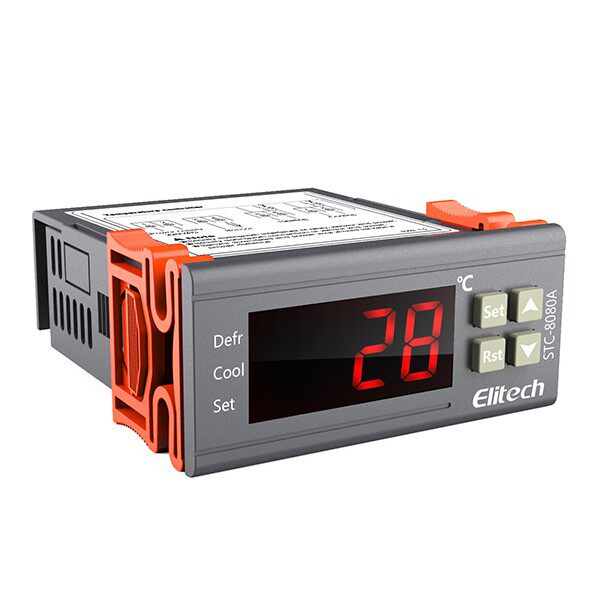 Precision STC-8080A temperature controller Refrigeration library temperature-controlled instrument refrigeration timed frost temperature controller