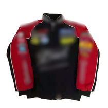 Racing suit trendy style cool style European and American style fully embroidered casual long-sleeved cotton suit A122