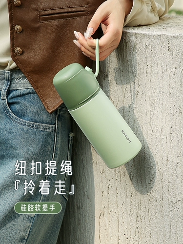 日本进口MUJIΕ Высококачественный портативный маленький милый стакан из нержавеющей стали