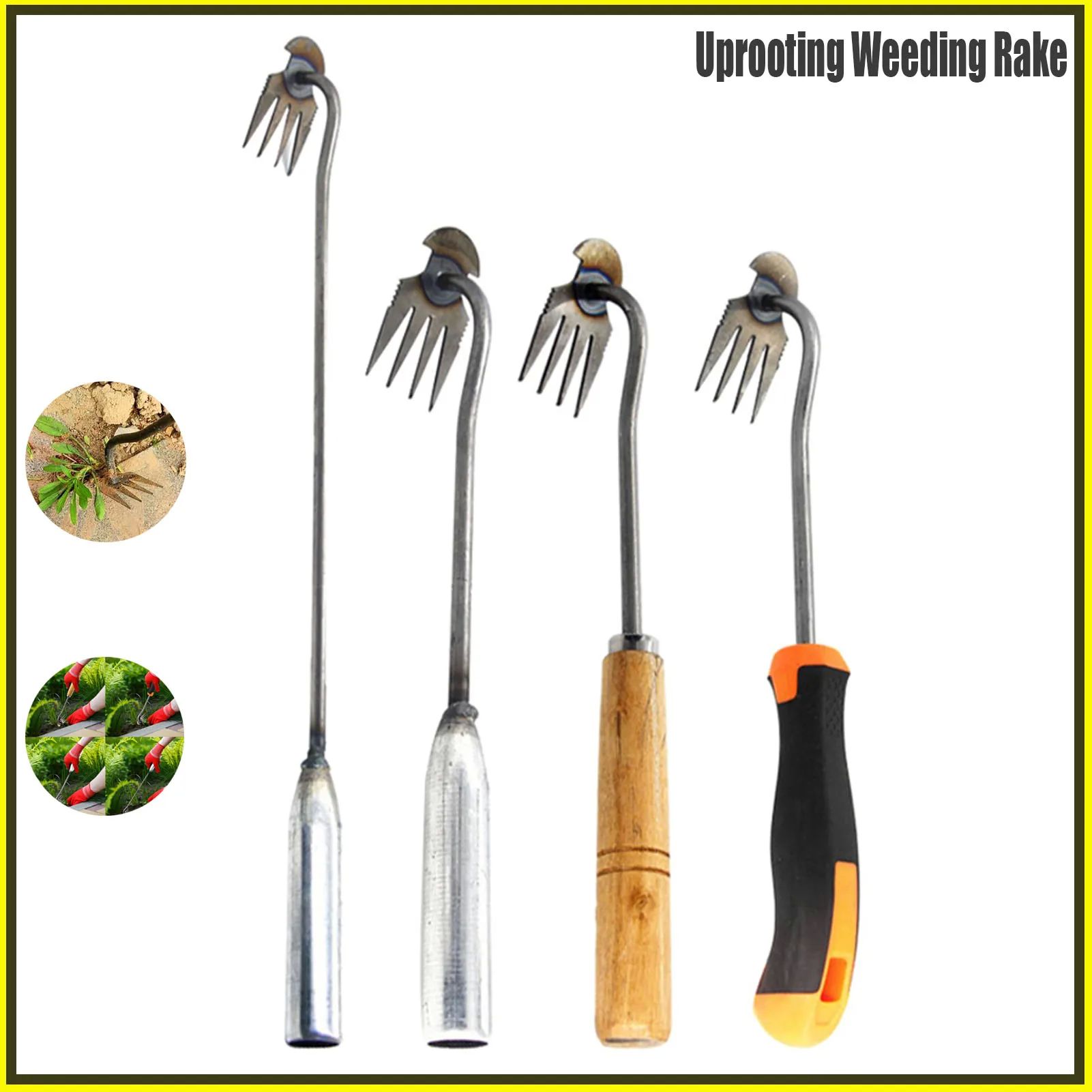 Weeding Rake Harrow Manual Wedding Hoe Weeding Remove Pulle
