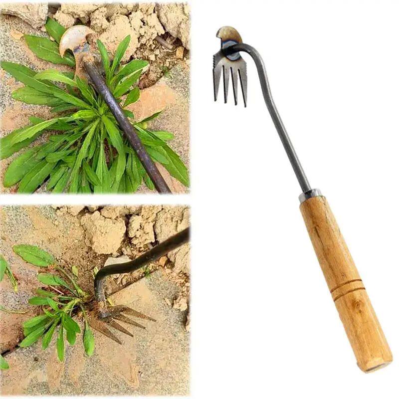 Stainless Steel Weed Puller Garden weeders root Pulling Tool