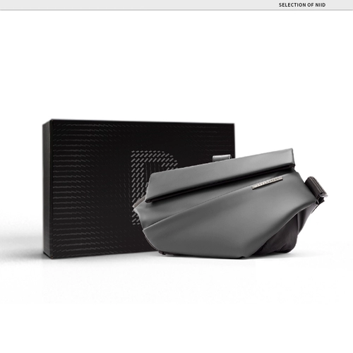 Niid Tide Brand Boys Boys Sag Sag, сумка для плеча мессенджера, мужская подарок, черный лейбл R1 Black Label