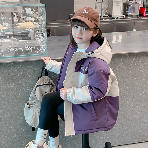 Стеганая куртка, пуховик, зимнее детское демисезонное термобелье, в западном стиле