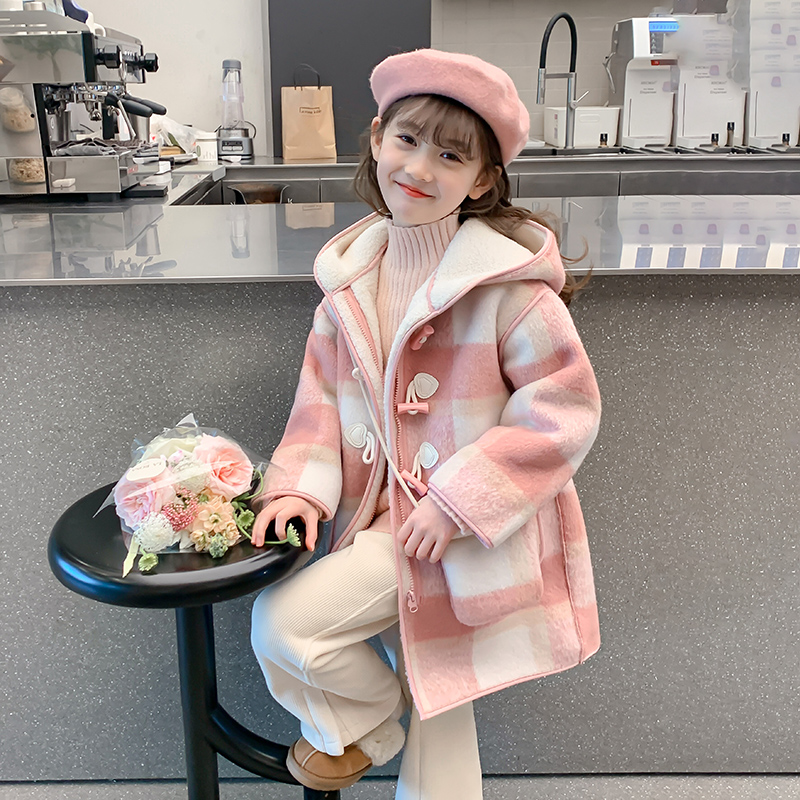 Girl Glint Jacket 2023 New Winter Style Children Dress Girl Winter Thickened Clothes Children Winter Clothing Fur Coats-Taobao