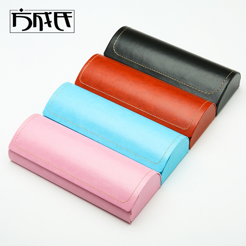 Near View Eye Mirror Box Female minimalist student retro personality eye box Guys anti-pressure portable hard-to-wear glasses cloth