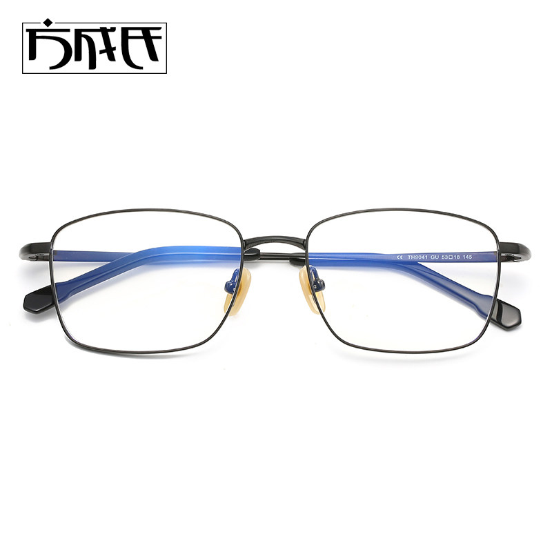 6g designer day-series hand-made pure titanium ultra-light men's wave business discoloration box Nearsightedness Women Finished Glasses Frame