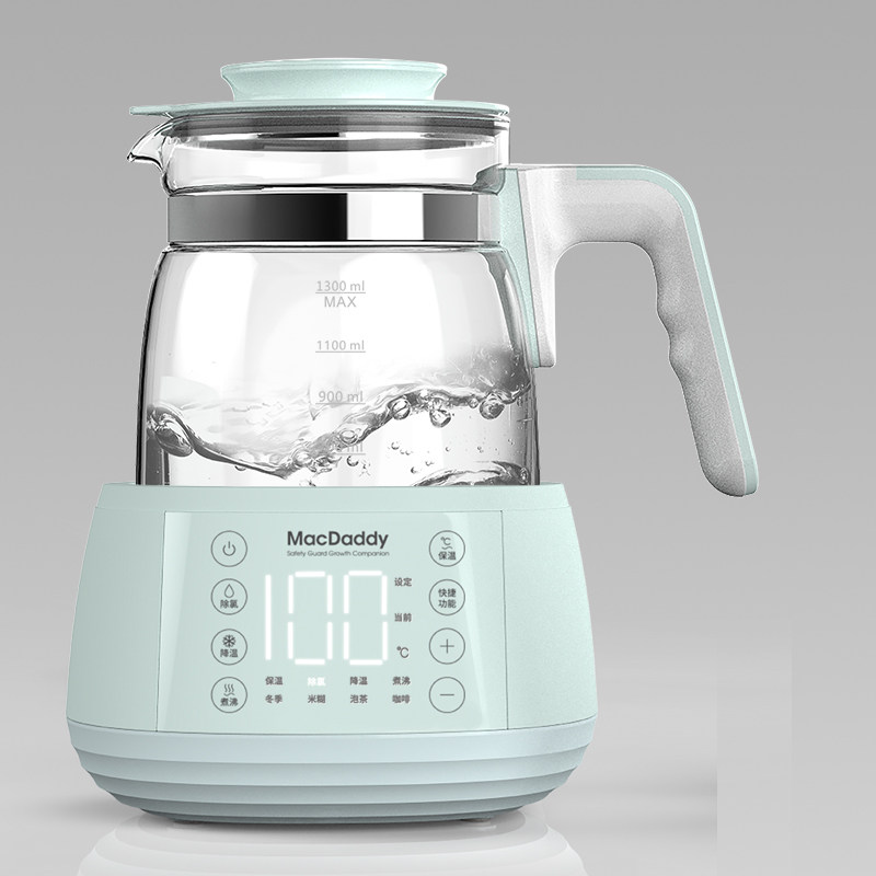Macdaddy Baby thermostat Milk regulator Glass electric kettle Smart milk punch Bubble milk powder automatic milk warm