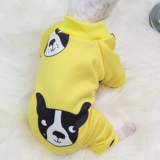 Собачья одежда в летней приправе тонкие домашние животные, бикхиро, маленькие собаки, маленькие собаки, пижама с плюшевой коробкой, домашняя одежда